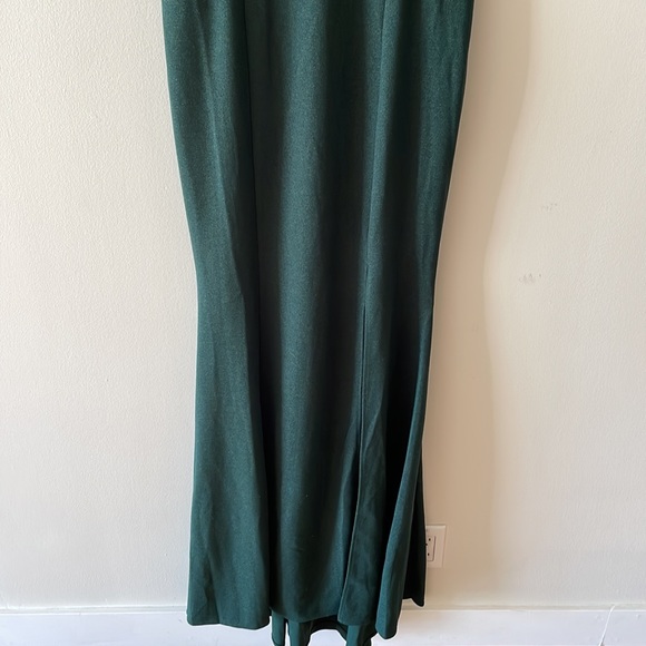 Fashion Nova Sexy Green Full-Length Dress, Size M - Picture 10 of 14